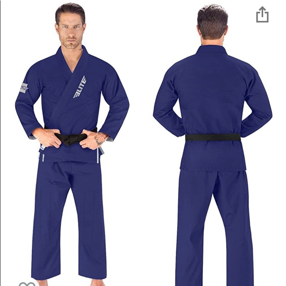 Elite men’s Brazilian jujitsu gi - Navy Blue